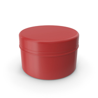 Red Round Metal Box PNG & PSD Images