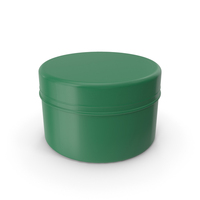 Green Round Metal Box PNG & PSD Images