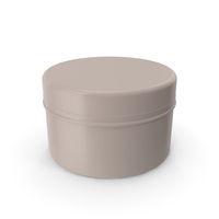 Beige Round Metal Box PNG & PSD Images