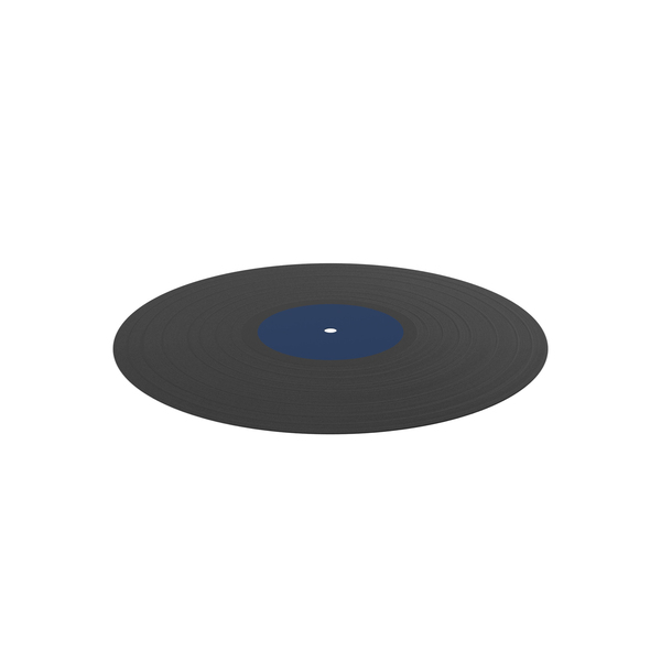 Blue Vinyl Record PNG & PSD Images