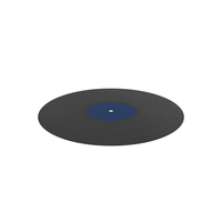 Blue Vinyl Record PNG & PSD Images