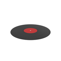 Red Vinyl Record PNG & PSD Images