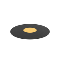 Yellow Vinyl Record PNG & PSD Images