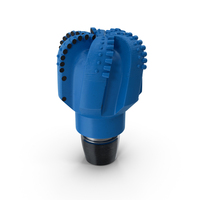 Drilling Rig Bit PDC blue PNG & PSD Images