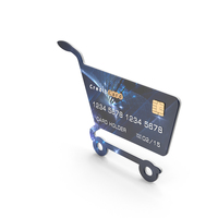 Shopping Cart Shaped Credit Card PNG & PSD Images