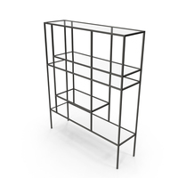 Euclidean Black Etagere PNG & PSD Images