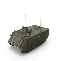 Armoured Personnel Carrier M113A3 Green PNG & PSD Images