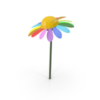 Rainbow Chamomile PNG & PSD Images