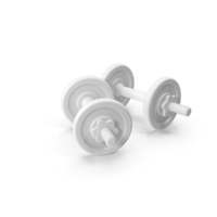Dumbbell 10kg 2unit Clay PNG & PSD Images