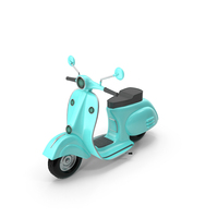 Cartoon Scooter PNG & PSD Images