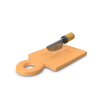 Chopping Board And Cutter PNG & PSD Images