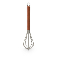 Egg Beater With Wooden Grip PNG & PSD Images
