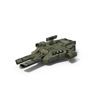 Futuristic Turret Green PNG & PSD Images