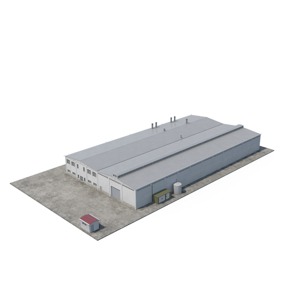 Large Factory Building PNG & PSD Images
