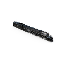 Locomotive Big Boy With Trailed Tender PNG & PSD Images