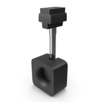 Square LED Track Light Head PNG & PSD Images