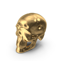 Golden Skull PNG & PSD Images