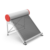 Red Solar Water Heater PNG & PSD Images