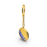 Keychain Flag Bosnia And Herzegovina PNG & PSD Images