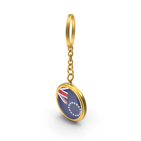 Keychain Flag Cook Islands PNG & PSD Images