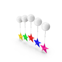 Five Stars Rating Round Balloon PNG & PSD Images