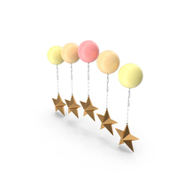Multi Color Five Stars Rating Round Balloon PNG & PSD Images