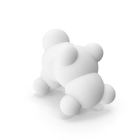 Glycine Hemispherical Model Monochrome PNG & PSD Images