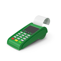 Green Pos Terminal PNG & PSD Images