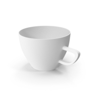 Tea Cup Monochrome PNG & PSD Images