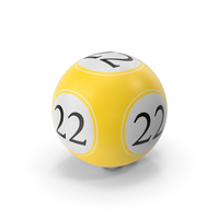 Bingo Ball 22 PNG & PSD Images