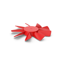 Red Plastic Propeller PNG & PSD Images