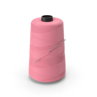 Pink Sewing Thread And Needle PNG & PSD Images