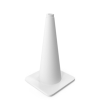 18 Inch Traffic Cone Monochrome PNG & PSD Images