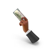 Left hand Holding Dollar Note PNG & PSD Images