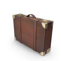 Vintage Leather Suitcase PNG & PSD Images