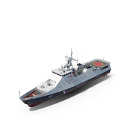 Russian Coast Guard Ship 22460 Okhotnik PNG & PSD Images