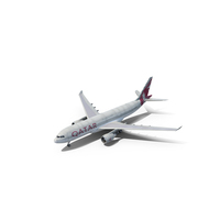 Airbus A330-200 Qatar Airways PNG & PSD Images