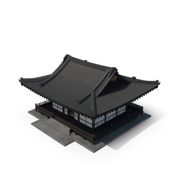 Japan Traditional House Dark PNG & PSD Images