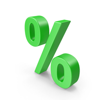 Green Percent PNG & PSD Images
