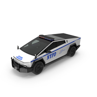 Tesla Cybertruck NYPD PNG & PSD Images