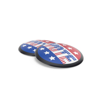 Six Stars Vote Flag Font Double USA PNG & PSD Images