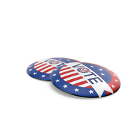 Vote Stars Tick Elections Double USA PNG & PSD Images