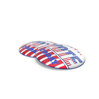 Vote Today Five Stars Double USA PNG & PSD Images