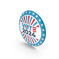 Vote 2024 Elections Badge USA PNG & PSD Images