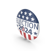 Vote 2024 Elections Flag Badge USA PNG & PSD Images