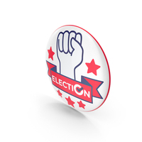 Vote Hand Hand Unity Election Badge USA PNG & PSD Images