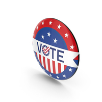 Vote Stars Tick Elections Badge USA PNG & PSD Images