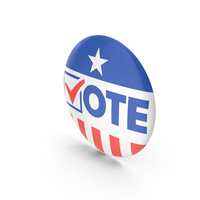 Vote Tick Star Badge USA PNG & PSD Images