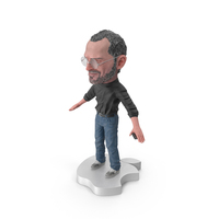 Tabletop Steve Jobs Figure PNG & PSD Images