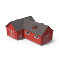 Red Farm Building PNG & PSD Images